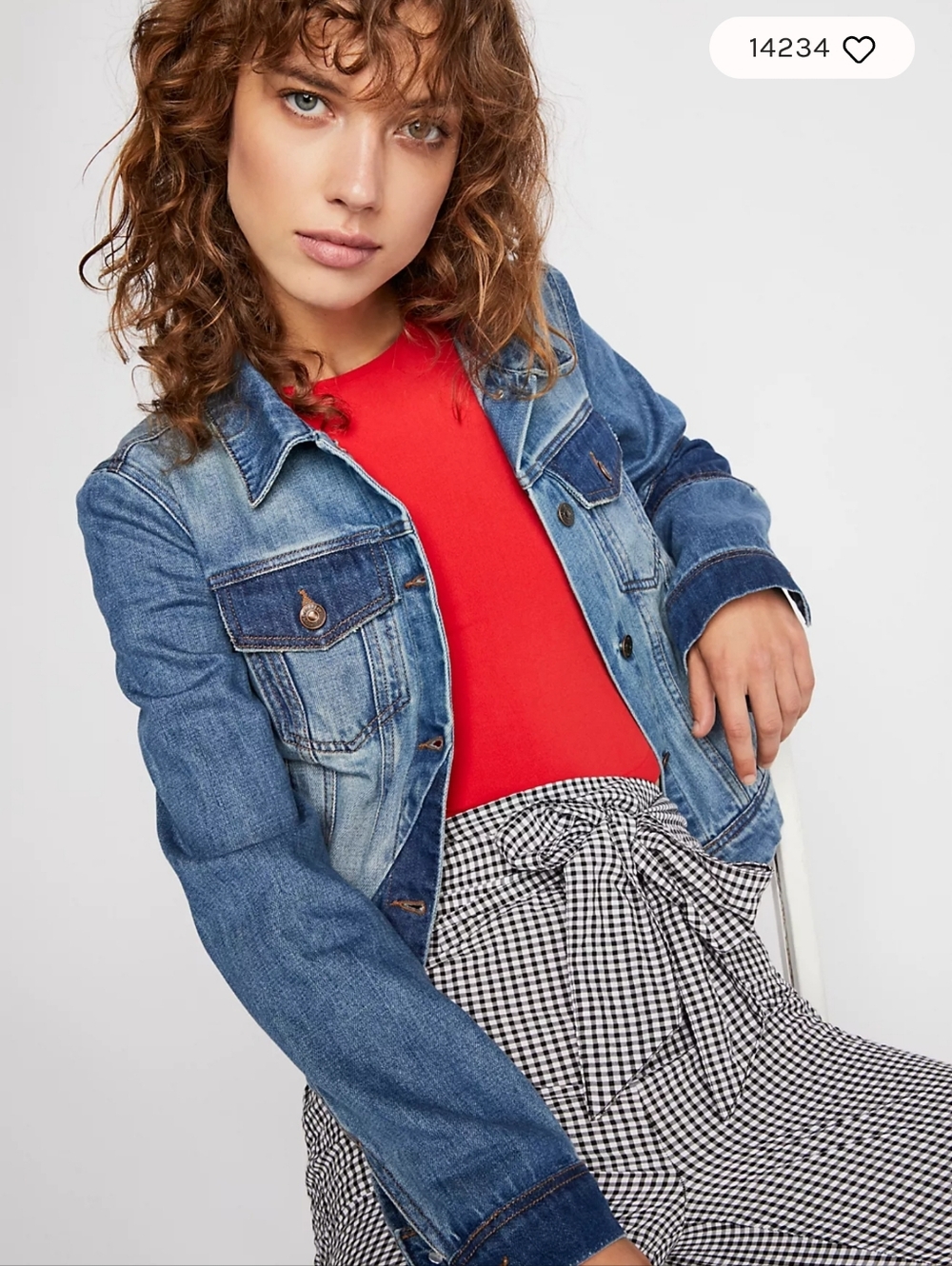 NWOT Free People Rumors Jean Jacket